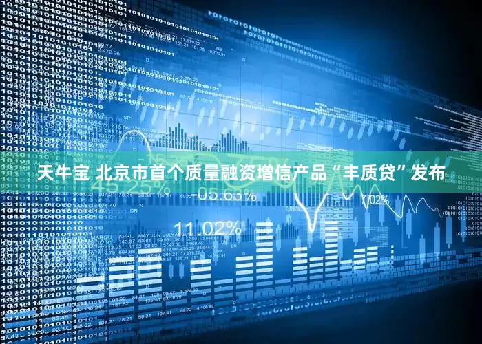 天牛宝 北京市首个质量融资增信产品“丰质贷”发布